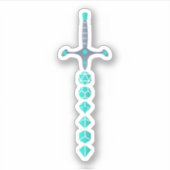 Jade Sword of the Paladin Tabletop RPG Aufkleber (Vorderseite)