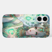 Jade Tarot Caster iPhone Case (Rückseite (Horizontal))