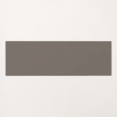 Jade Tree Blätter auf Brown Yogamatte (Rückseite (Horizontal))