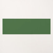 Jade Tree Blätter auf Green Yogamatte (Rückseite (Horizontal))