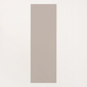 Jade Tree Blätter & Name auf Beige Yoga Mat Yogamatte (Rückseite)