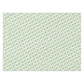 Jade Tree of Life Branches & Green Blätter auf Wei Tischdecke (Vorderseite (Horizontal))