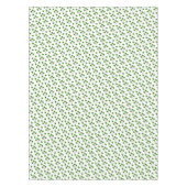 Jade Tree of Life Branches & Green Blätter auf Wei Tischdecke (Vorderseite)