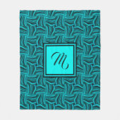Jade und Black Fleece Blankon Monogramm (Vorderseite)