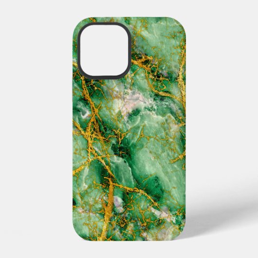 Jade und Gold iPhone Hülle (Rückseite)