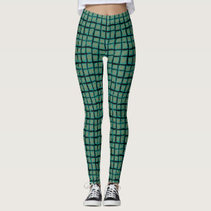 Jade und Türkis mit Gold Leggings