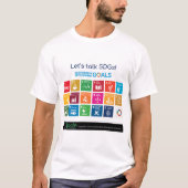 Jade unterstützt SDGs- & Be the change T - Shirt (Vorderseite)