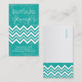 Jade-Zickzack Mama-Karten Telefonnummerkarte (Vorne/Hinten)