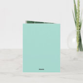 Jade zum 26. Hochzeitstag Karte (Rückseite)