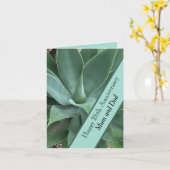 Jade zum 26. Hochzeitstag Karte (Gelbe Blume)