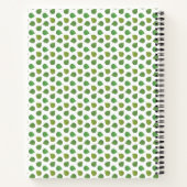 Jadebaum grüne Blätter Notizbuch (Rückseite)