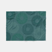 Jaded Aquamarin Lace Doily Fleecedecke (Vorderseite (Horizontal))
