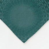 Jaded Aquamarin Lace Doily Fleecedecke (Ecke)