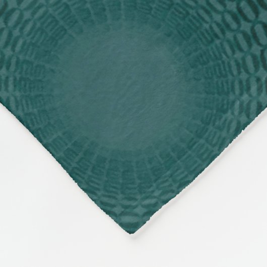 Jaded Aquamarin Lace Doily Fleecedecke (Ecke)