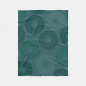 Jaded Aquamarin Lace Doily Fleecedecke (Vorderseite)
