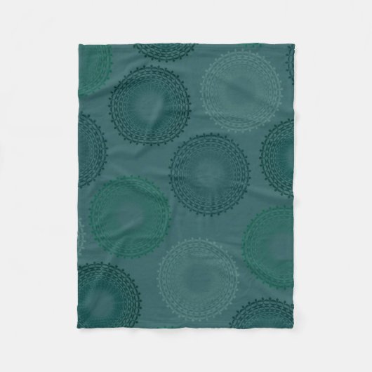 Jaded Aquamarin Lace Doily Fleecedecke (Vorderseite)