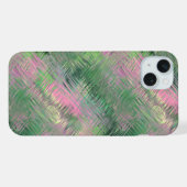 Jadegrünes Kristall-Gel-Muster iPhone Hülle (Rückseite (Horizontal))
