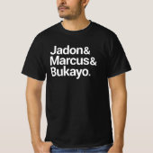 Jadon & Marcus & Bukayo Shirt, Jadon Marcus Bukayo T-Shirt (Vorderseite)
