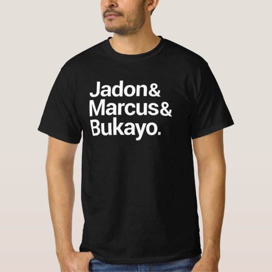Jadon & Marcus & Bukayo Shirt, Jadon Marcus Bukayo T-Shirt (Vorderseite)