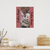 J'adore danser poster (Küche)