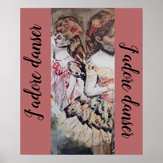 J'adore danser poster (Vorne)