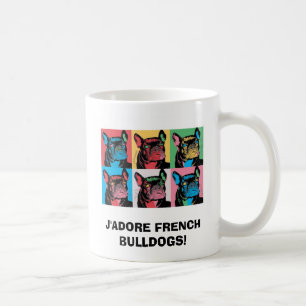 J'ADORE FRANZÖSISCHE BULLDOGGEN! KAFFEETASSE