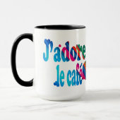 J'adore le café tasse (Links)