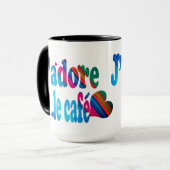 J'adore le café tasse (Vorderseite Links)