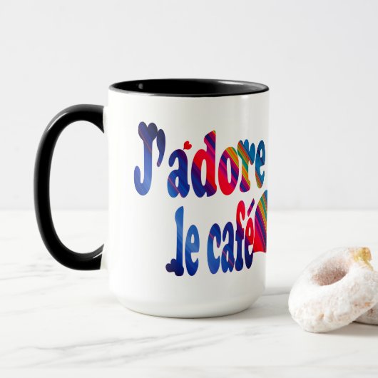 J'adore le café tasse (Mit Donut)
