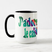 J'adore le café tasse (Links)