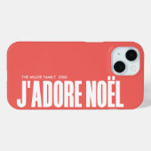 J'adore Noël! Case-Mate iPhone Hülle (Rückseite (Horizontal))