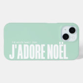 J'adore Noël! Case-Mate iPhone Hülle (Rückseite (Horizontal))