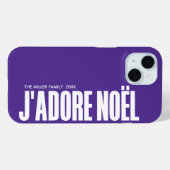 J'adore Noël! Case-Mate iPhone Hülle (Rückseite (Horizontal))