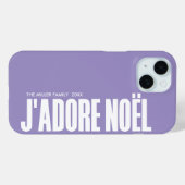J'adore Noël! Case-Mate iPhone Hülle (Rückseite (Horizontal))