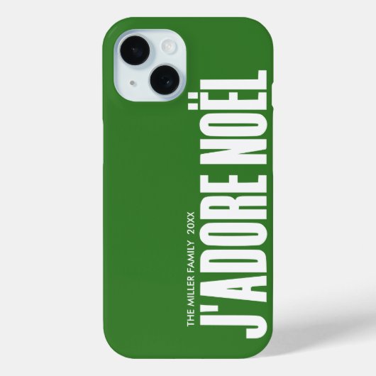 J'adore Noël! Case-Mate iPhone Hülle (Rückseite)