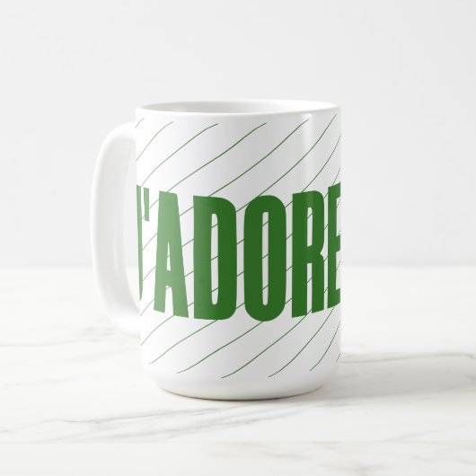 J'adore Noël! Kaffeetasse (Vorderseite Links)