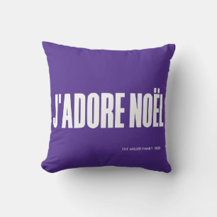 J'adore Noël! Kissen