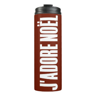 J'adore Noël! Thermosbecher