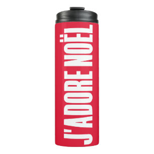 J'adore Noël! Thermosbecher