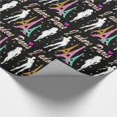 J'ADORE PARIS EIFFEL TOWER DESIGN GESCHENKPAPIER (Ecke)