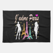 J'ADORE PARIS EIFFEL TOWER DESIGN GESCHIRRTUCH (Horizontal)