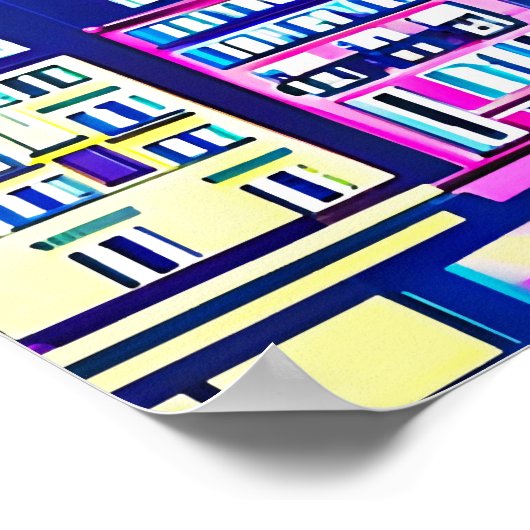 J'adore Paris - Fantasy Paris Unter dem Vollmond Poster (Ecke)