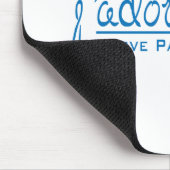 j'adore Paris (I Liebe Paris) mit roter Beete Mousepad (Ecke)