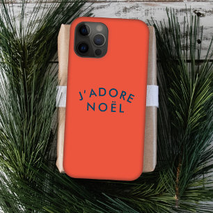 J'adore Weihnachten Moderne Liebe Weihnachten Ro Case-Mate iPhone Hülle