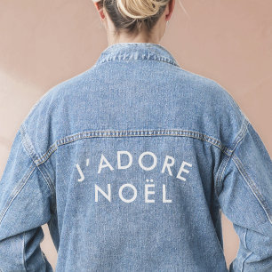 J'adore Weihnachten Moderne Liebe Weihnachten St Jeansjacke