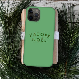 J'adore Weihnachten | Moderne Minimalistische Lieb Case-Mate iPhone Hülle