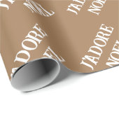 J'adore Weihnachten Weihnachtspapier Geschenkpapier (Rolleneckpunkt)