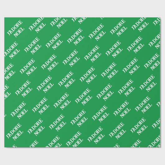 J'adore Weihnachten Weihnachtspapier Geschenkpapier (Flach)