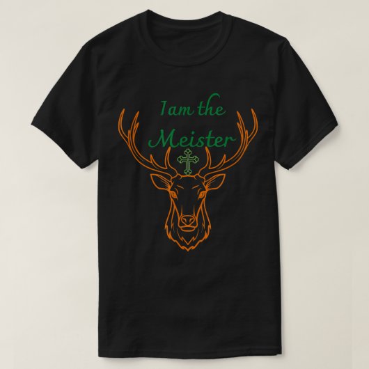 Jaegermeister Meister Deer Family Dad Mom Naughty T-Shirt (Design vorne)