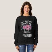 JAELA Personalisierte Niedliche Blume Girls JAELA Sweatshirt (Vorne ganz)